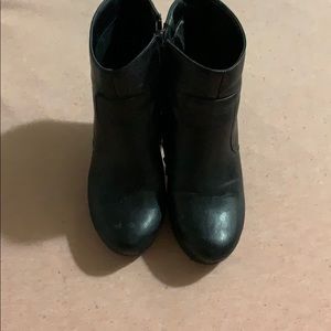 Black ankle boots
